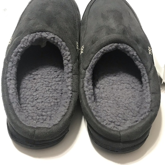 NWT NewDenber Mens Slippers Size 13/14 Dark Gray - Picture 2 of 9